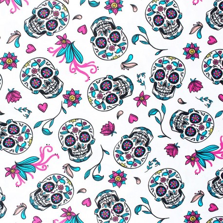 Día de los Muertos cotton