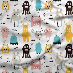 La Panda Love Fabrics - PUL rPET