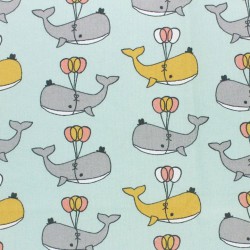 Whales cotton - 145cm