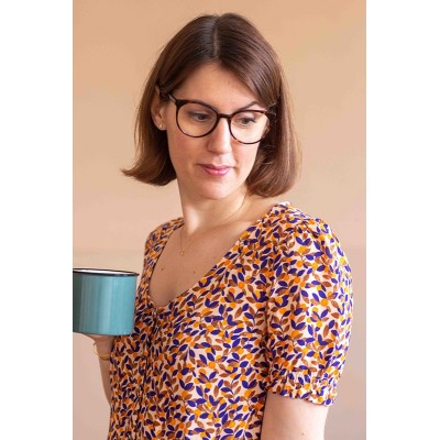 Lise Tailor - Viscose Mandarine