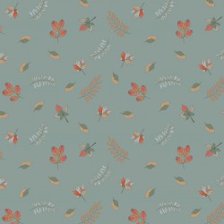 Jersey forest leaves - 140cm