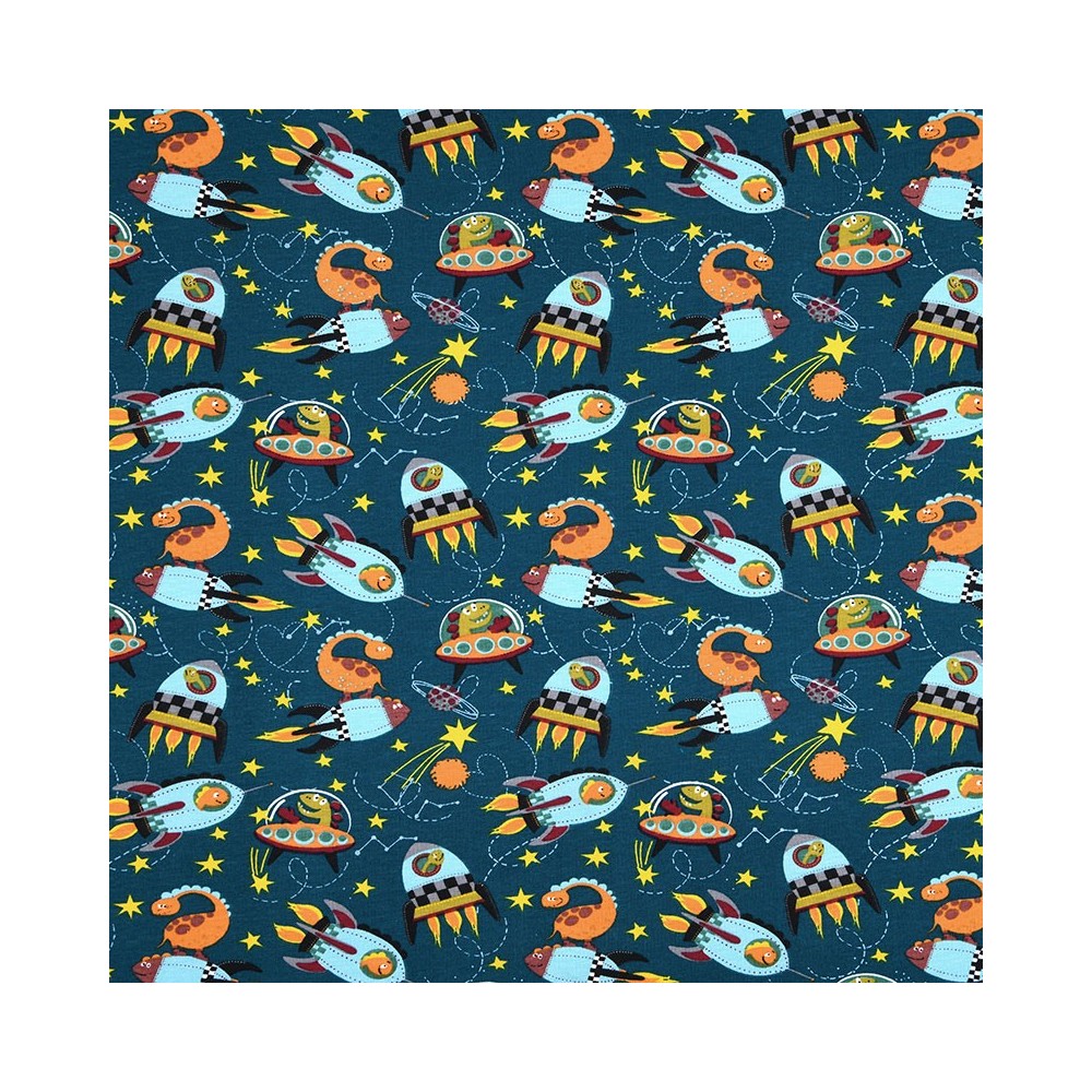 Jersey dino in the space