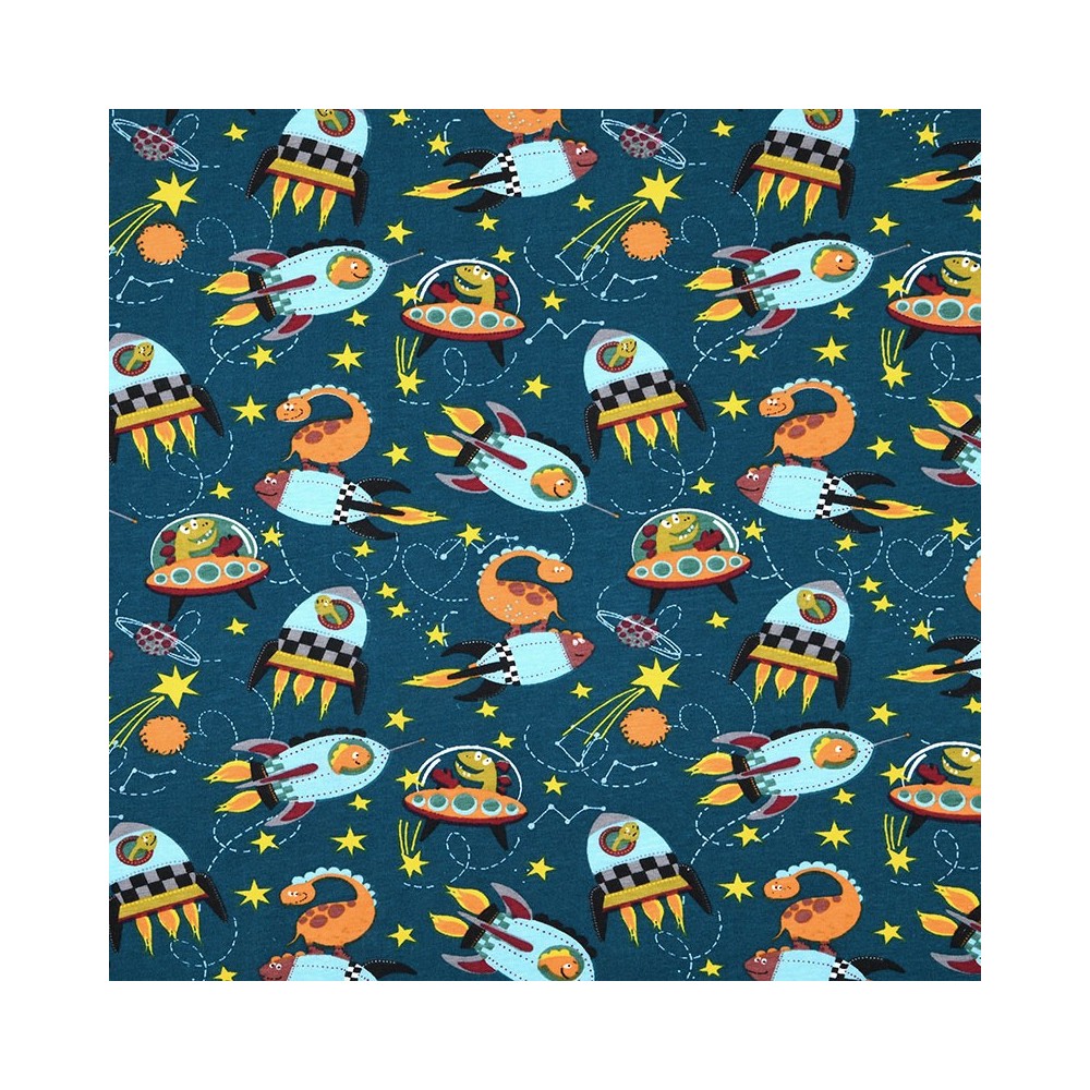 Jersey dino in the space