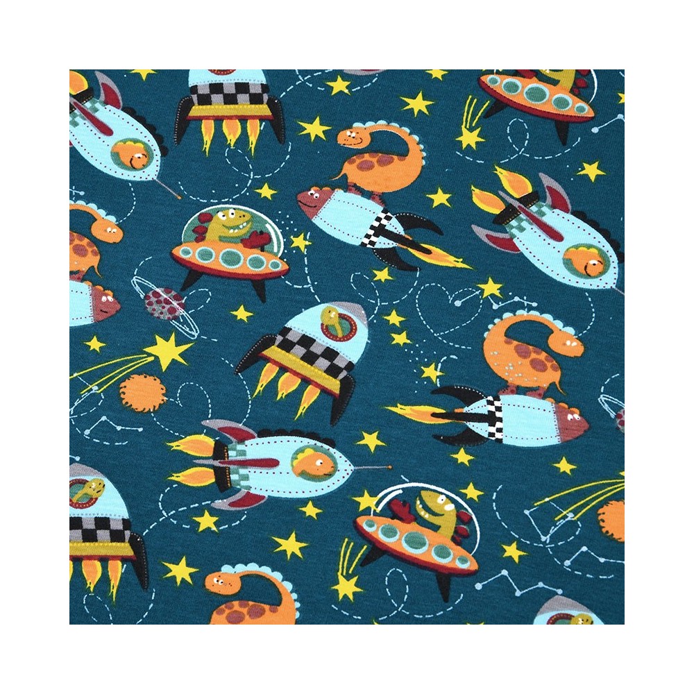 Jersey dino in the space