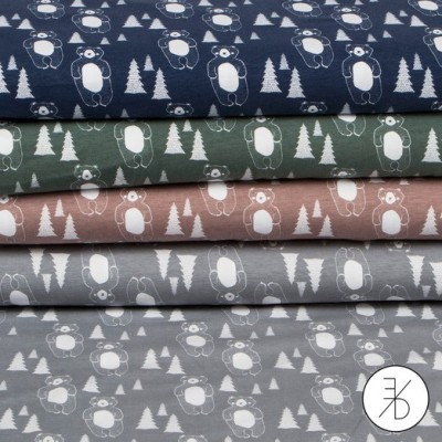 Elvelyckan Design - Beary bear grey