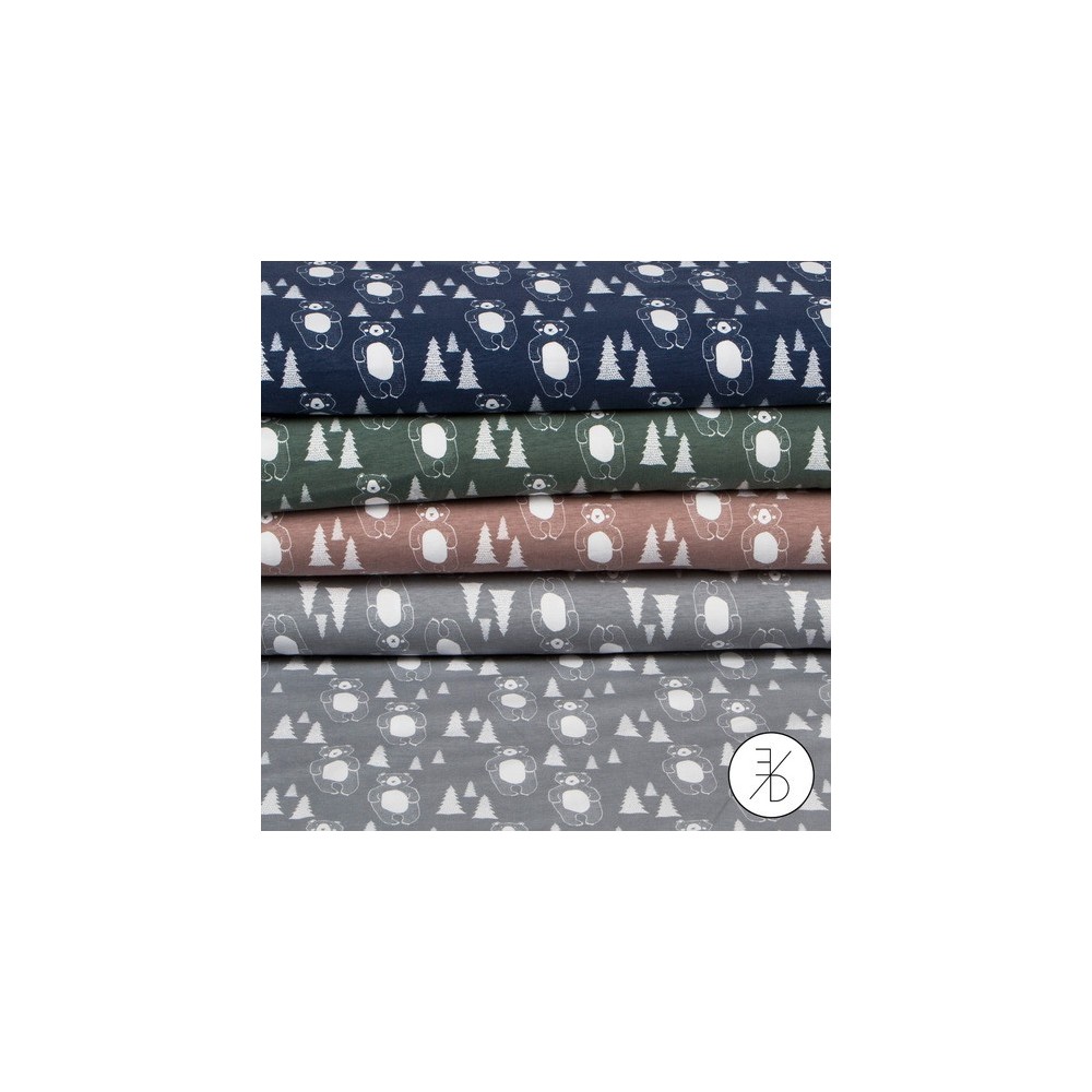 Elvelyckan Design - Beary bear grey