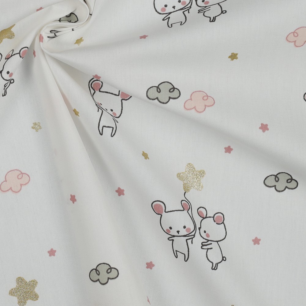 Cotton glitter sweet mouse