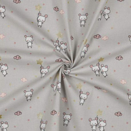 Cotton glitter sweet mouse