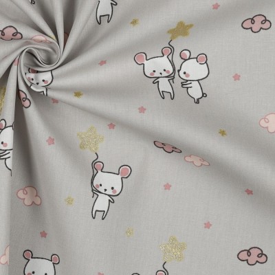Baumwolle glitter sweet mouse
