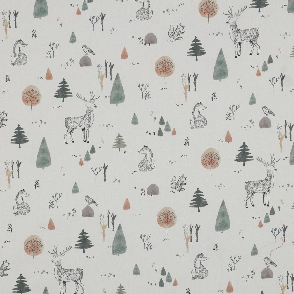 Baumwolle forest animals