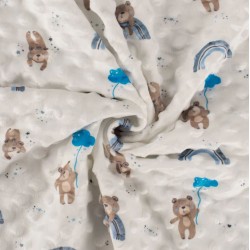 Minky dimple baby bear - 110cm