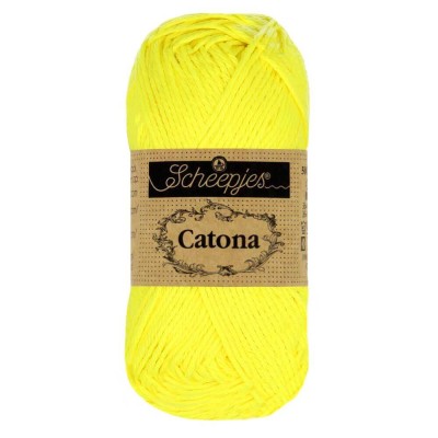 Scheepjes Catona 601 Neon Yellow