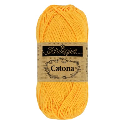 Scheepjes catona 208 Yellow Gold