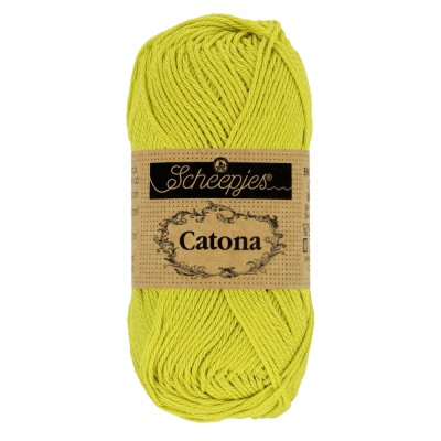 Scheepjes catona 245 Green Yellow