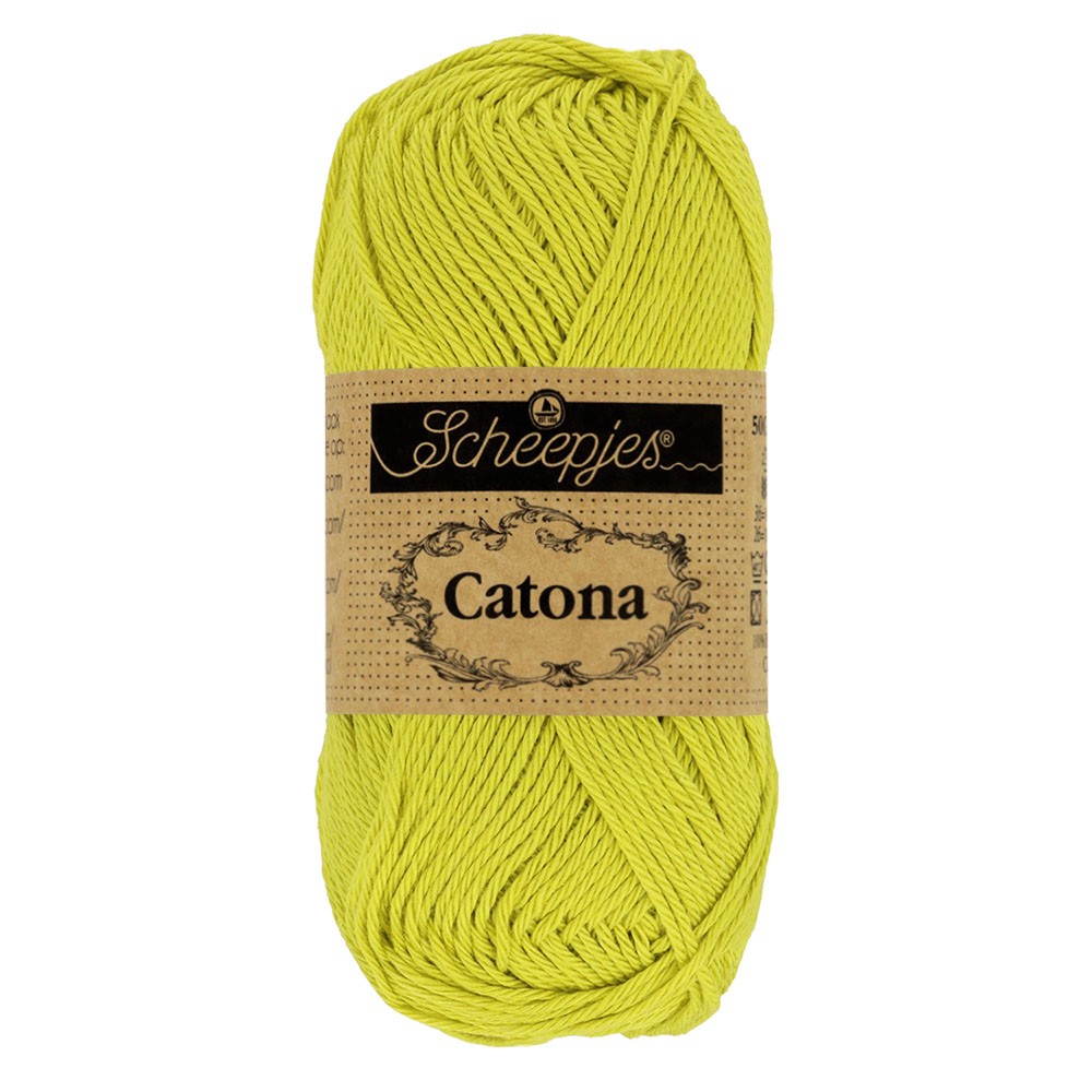 Scheepjes catona 245 Green Yellow