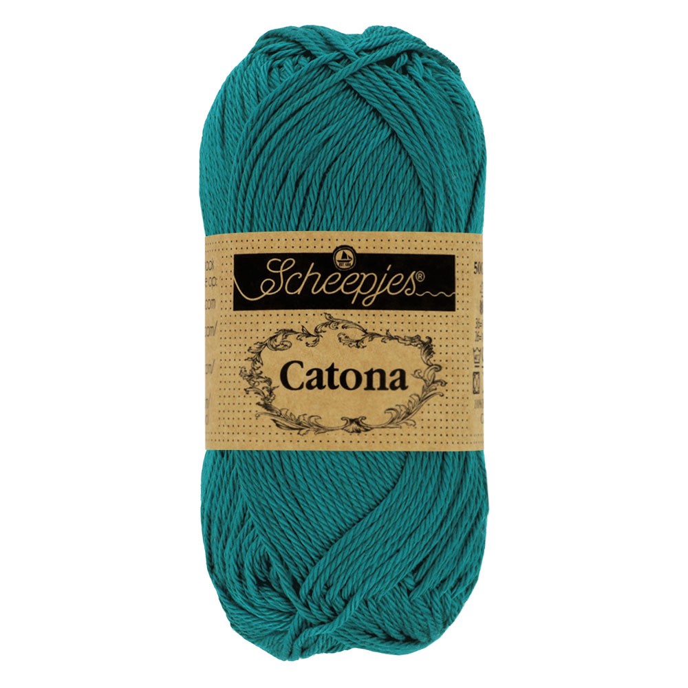 Scheepjes catona 401 Dark Teal