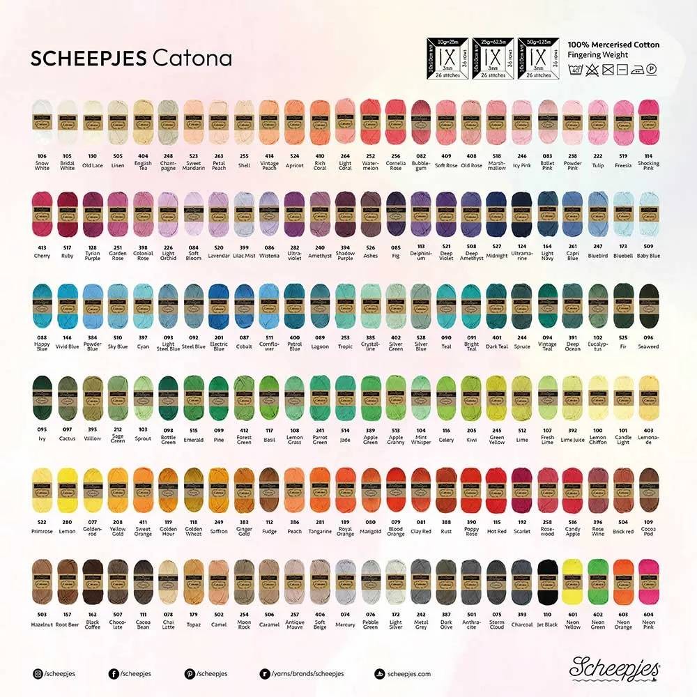 Scheepjes catona 509 Baby Blue