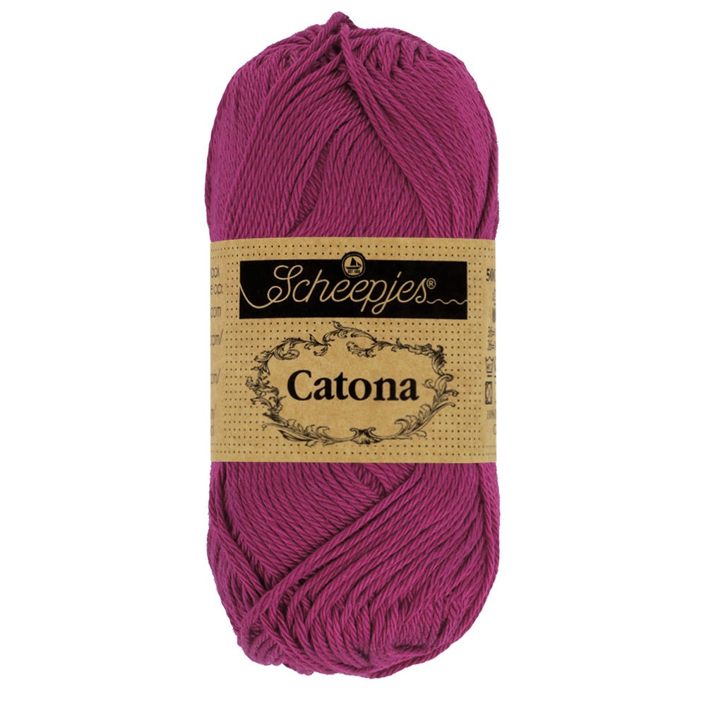 Scheepjes catona 128 Tyrian Purple