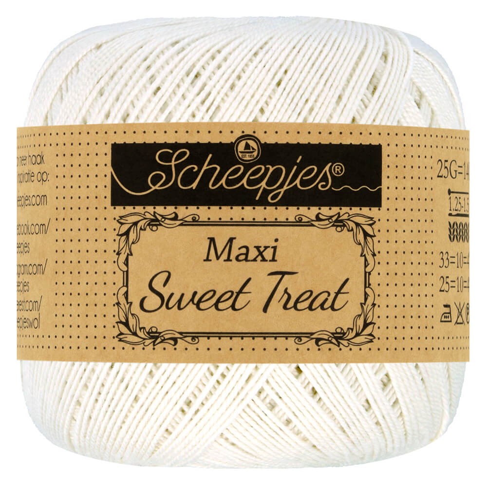 Scheepjes Maxi Sweet Treat, 105 – Bridal white