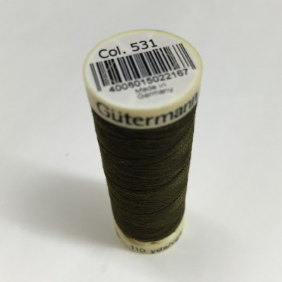 Gütermann sewing thread grey (258)