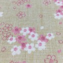 Morikiku - Fleurs sakura crème