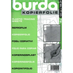 Burda plastic tracing sheets