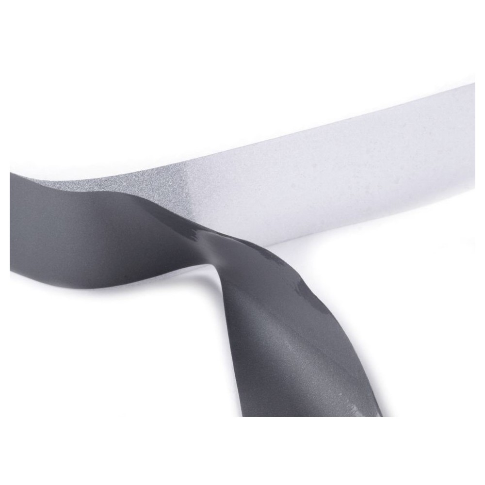 Reflective webbing tape grey