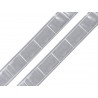 Reflective webbing tape silver