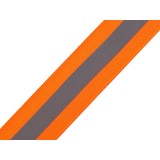 Bande réfléchissante à coudre orange