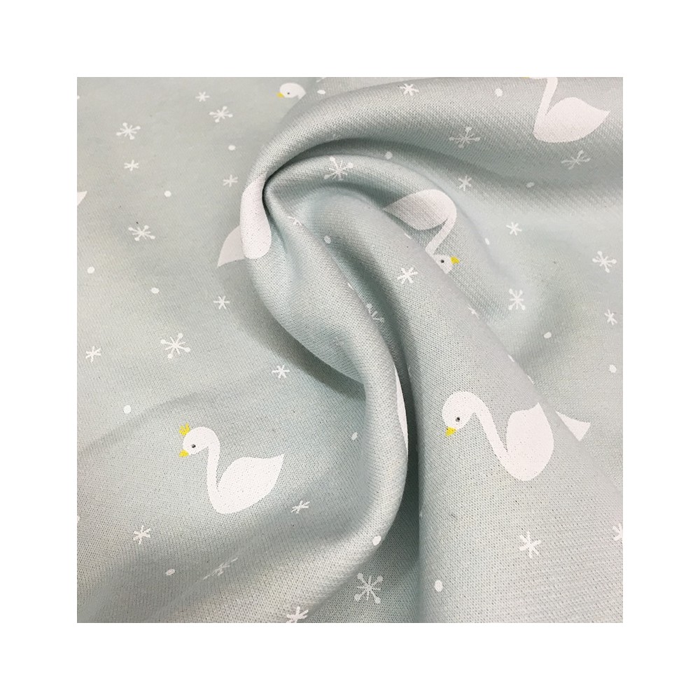 Sweat cygne bleu