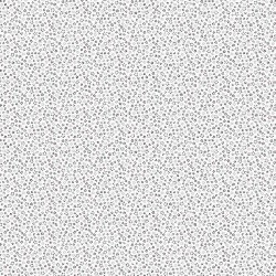 Coton étoiles blanches