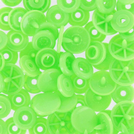 Snap pressures flashy green - 20x