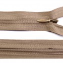 Invisible closed-end zip - beige