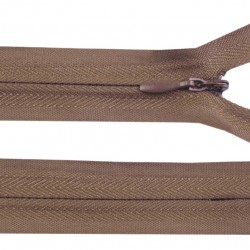 Invisible closed-end zip - beige