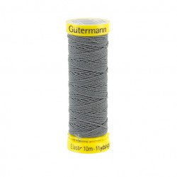 Gütermann grey Elastic Thread