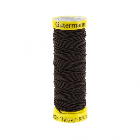 Filo elastico nero Gütermann