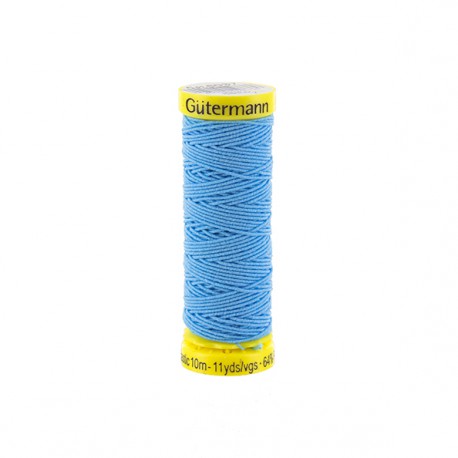 Gütermann blue Elastic Thread